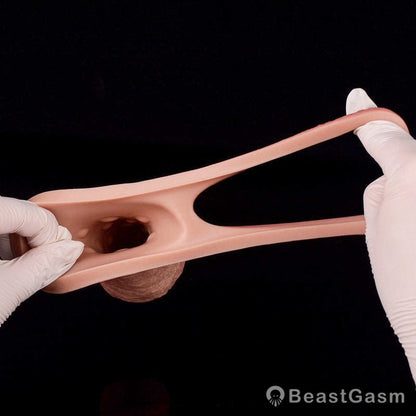 RawForce Girth Booster – Open Tip Penis Sleeve 🍑 | Maximum Thickness & Real Sensation - BeastGasm