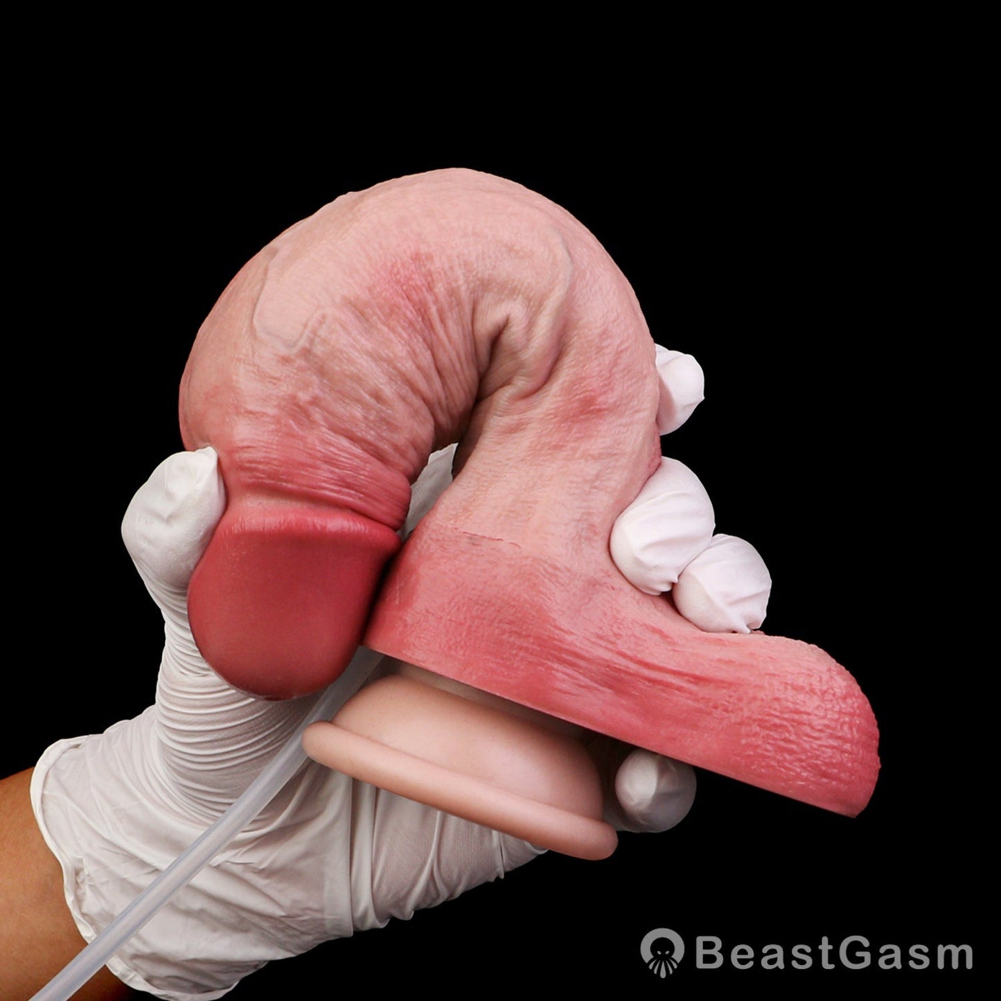 Real - Feel Inflatable Squirting Dildo – Bigger, Deeper, Wilder - BeastGasm