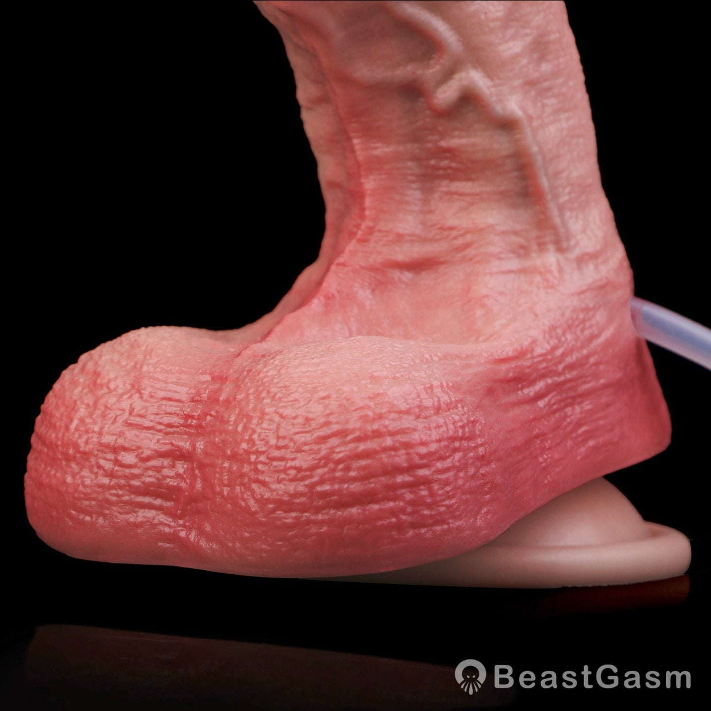 Real - Feel Inflatable Squirting Dildo – Bigger, Deeper, Wilder - BeastGasm