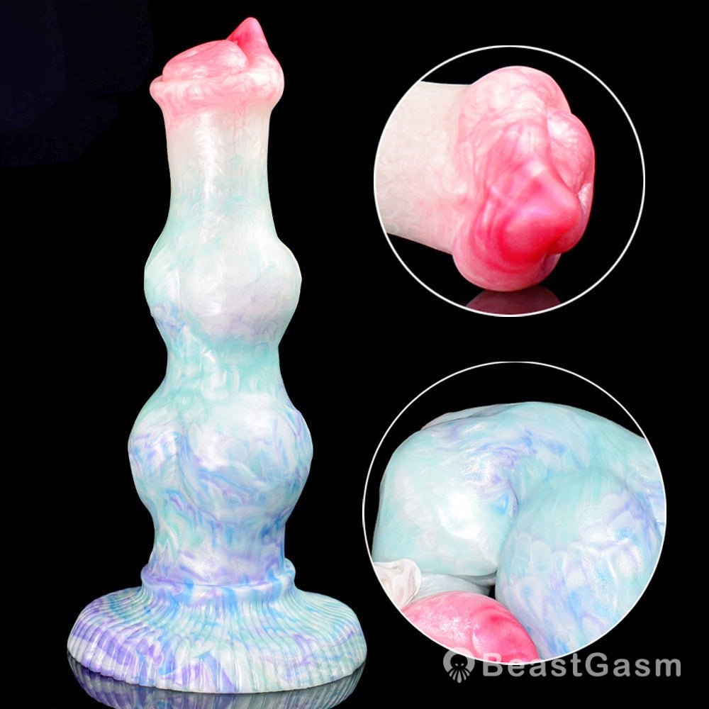 🐕 Realistic 10.2 - Inch Double Knot Dog Dildo – Premium Silicone - BeastGasm