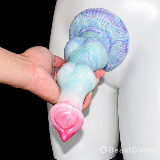 🐕 Realistic 10.2 - Inch Double Knot Dog Dildo – Premium Silicone - BeastGasm