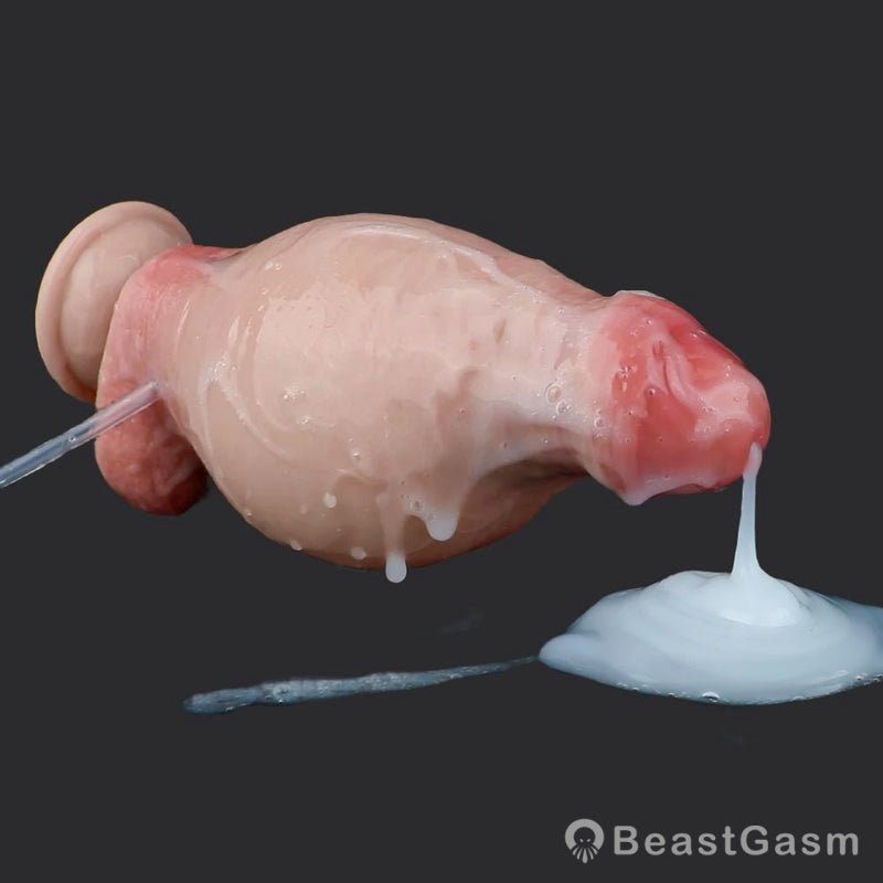 Realistic 6” Inflatable Dildo with Squirting – Titan Series - BeastGasm