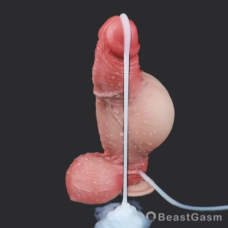 Realistic 7.5” Inflatable Squirting Dildo with Veins – Maximus Toy - BeastGasm