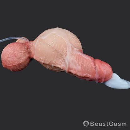 Realistic 7.5” Inflatable Squirting Dildo with Veins – Maximus Toy - BeastGasm