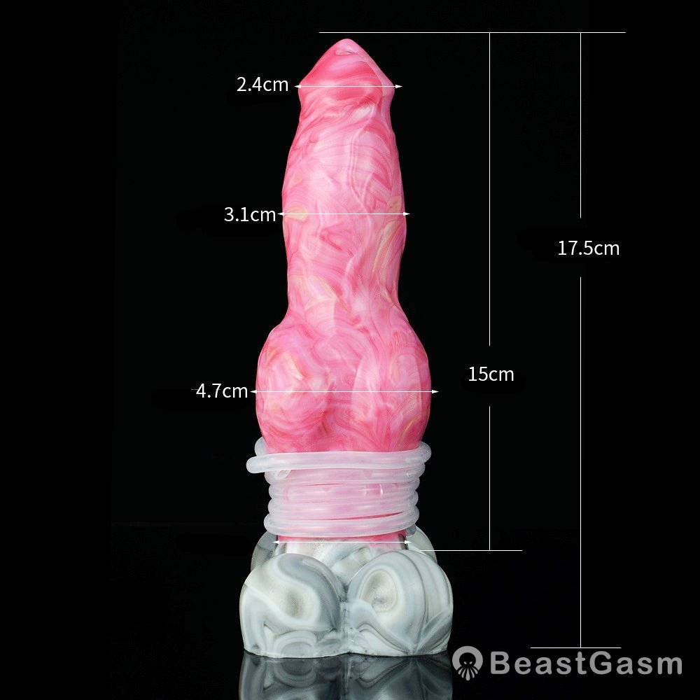 🐕 🐾Realistic 9 - Inch Svarog Knotted Dog Dildo - BeastGasm