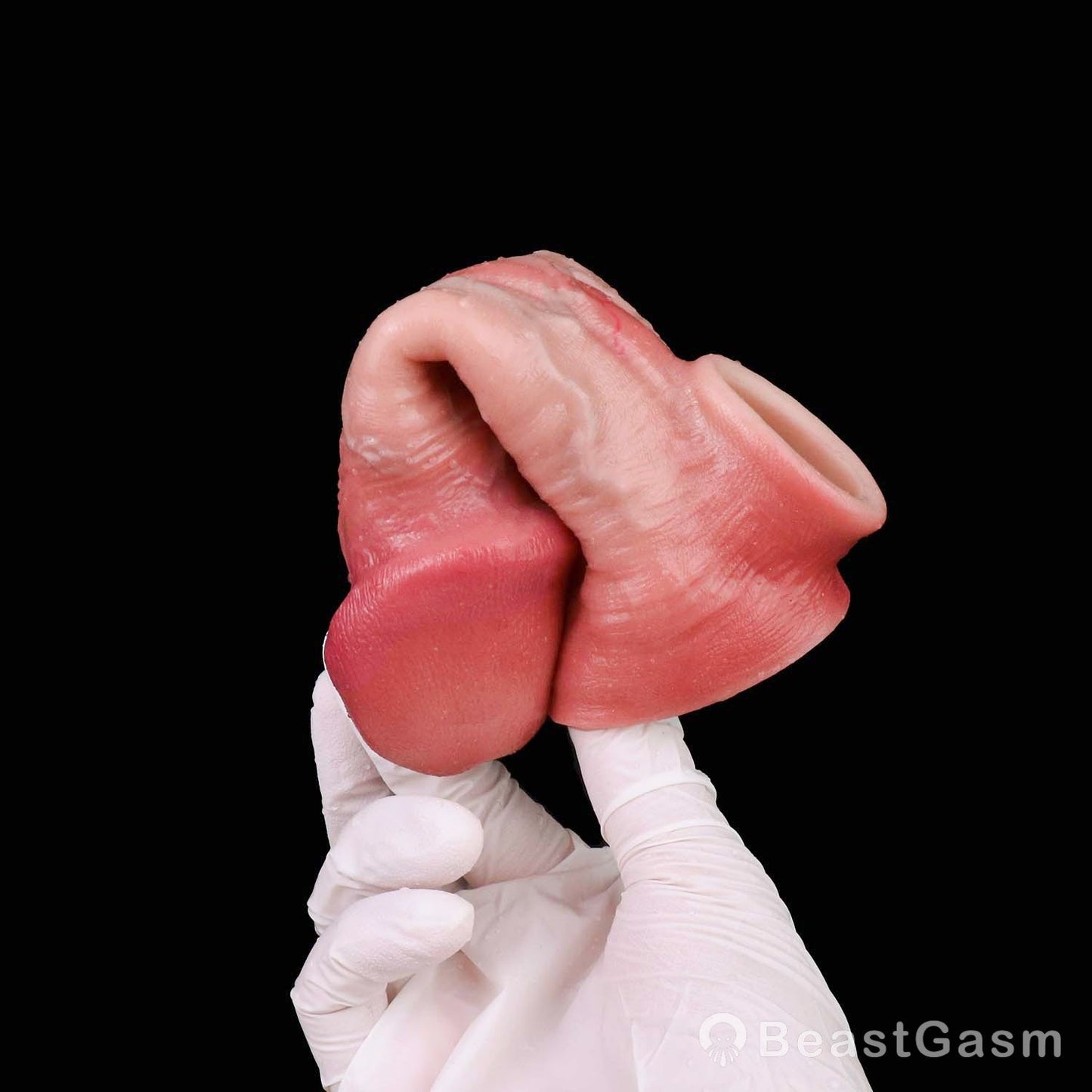 ⚔️ Realistic Cock Sleeve | Dual-Channel Stamina Lock Ring - BeastGasm