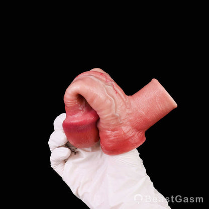 ⚔️ Realistic Cock Sleeve | Dual-Channel Stamina Lock Ring - BeastGasm