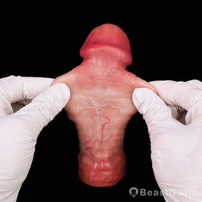 ⚔️ Realistic Cock Sleeve | Dual-Channel Stamina Lock Ring - BeastGasm