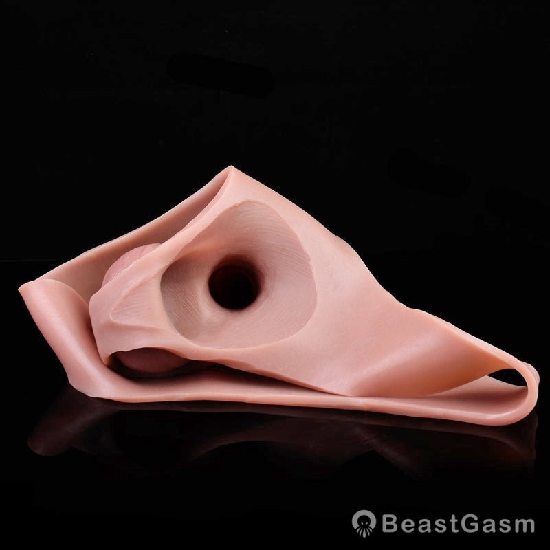 Realistic Cock Sleeve Underwear 🍆 7 - Inch Penis Extender with Balls - BeastGasm