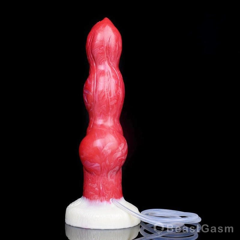 🐕 Realistic Ejaculating Dog Dildo – Thick Knot & Customizable Fun - BeastGasm