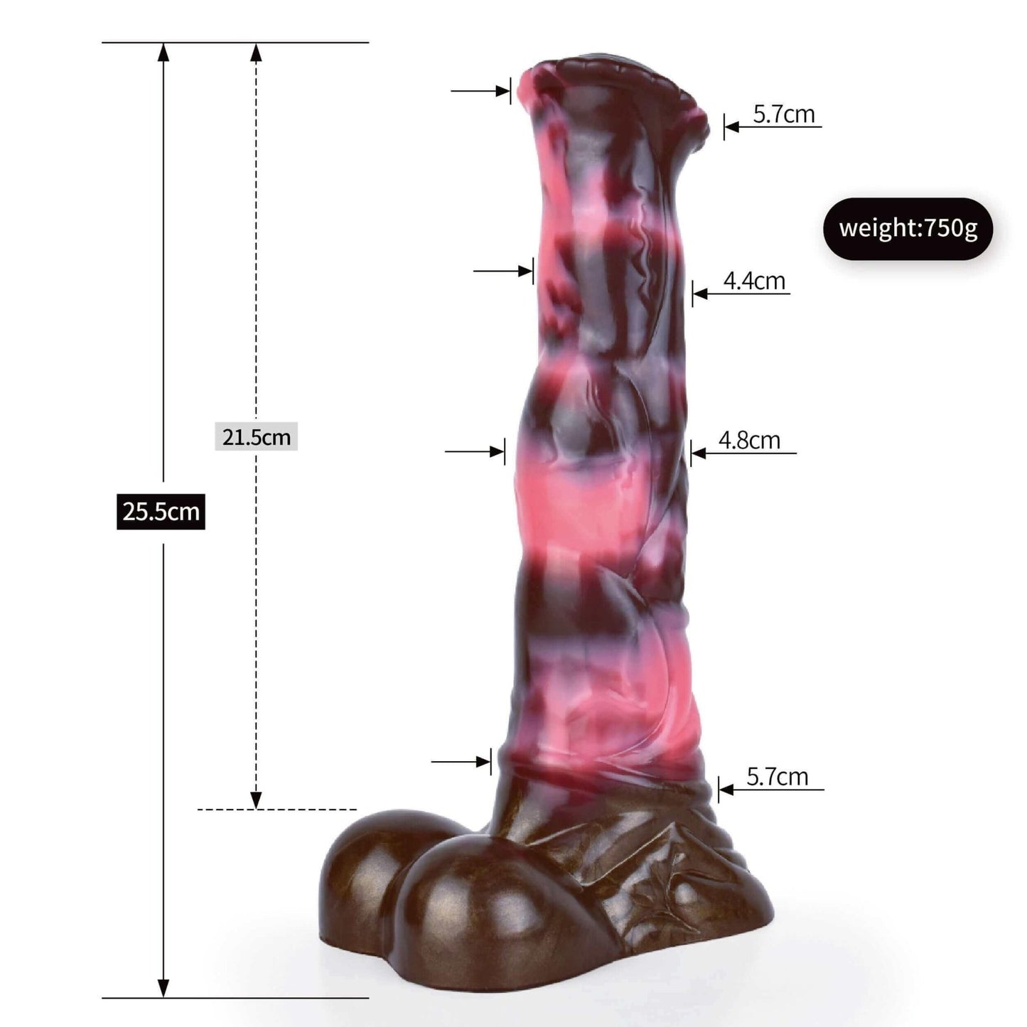 Realistic Horse Dildo 10” – Phar Lap for Deep Fantasy Pleasure - BeastGasm