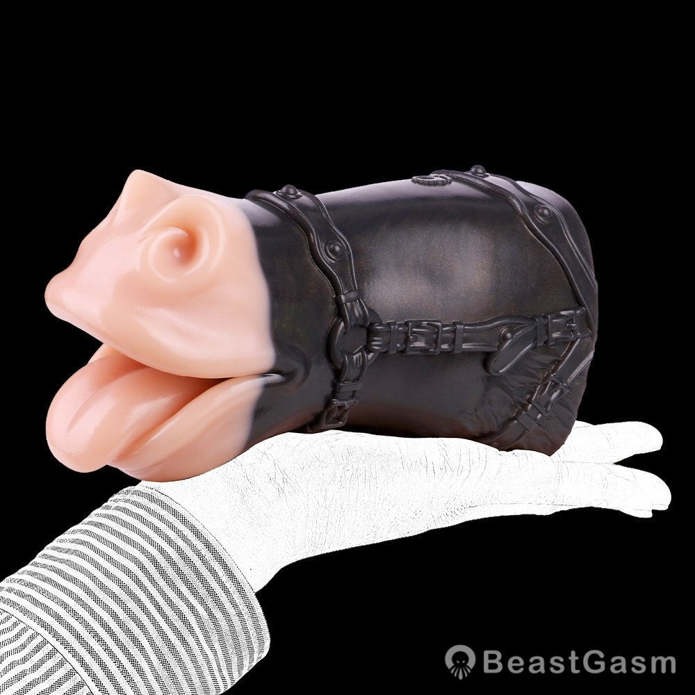 🐴 Realistic Horse Mouth Massager: Heavyweight Fantasy Oral Toy - BeastGasm