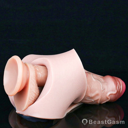 Realistic Penis Sleeve Underwear – Thick Veiny Girth Booster 💥 - BeastGasm
