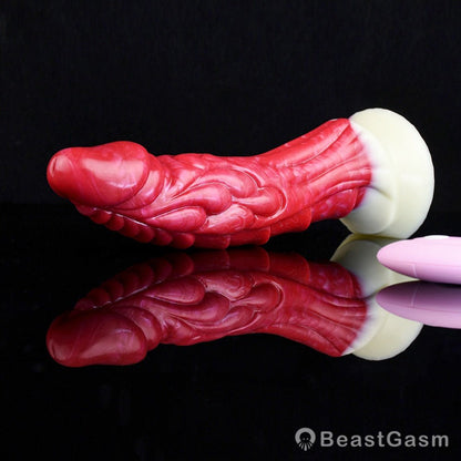 Remote - Controlled Dragon Dildo – 9 - Inch Vibrator Fantasy Toy - BeastGasm