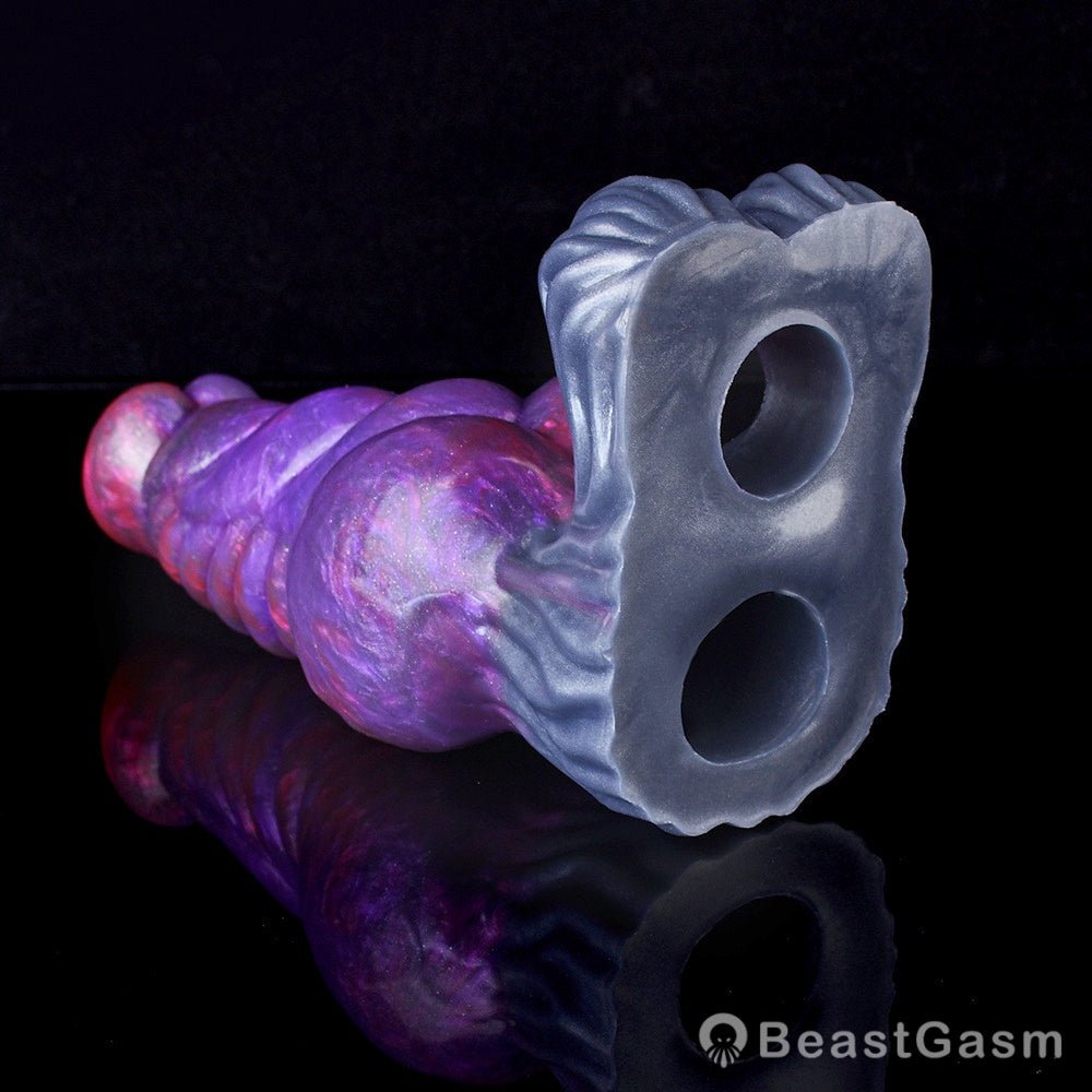 😈 Rhaebus Penis Extender Sleeve – Huge Knot Fantasy Sheath - BeastGasm