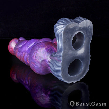 😈 Rhaebus Penis Extender Sleeve – Huge Knot Fantasy Sheath - BeastGasm