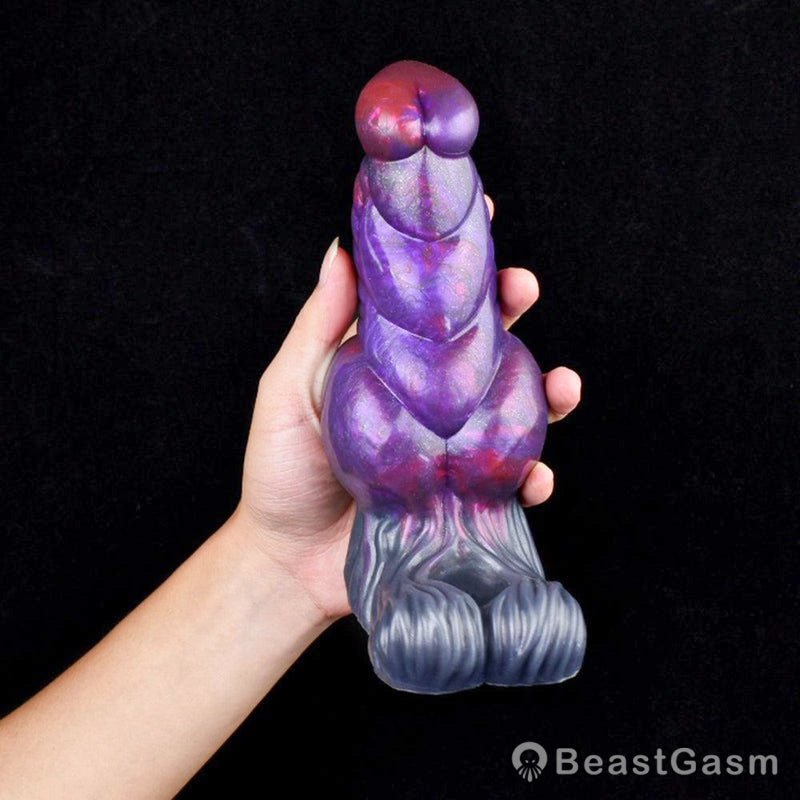 😈 Rhaebus Penis Extender Sleeve – Huge Knot Fantasy Sheath - BeastGasm