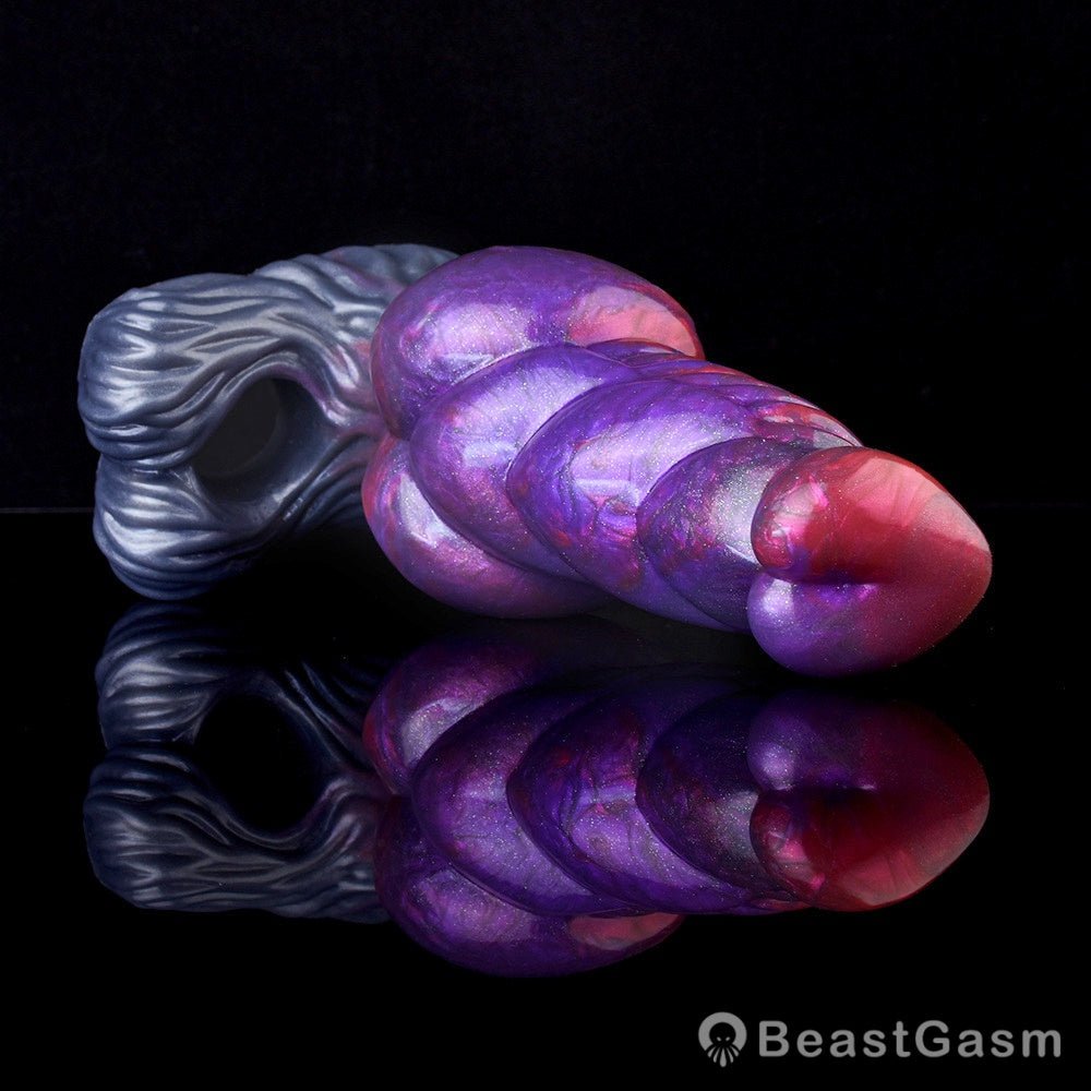 😈 Rhaebus Penis Extender Sleeve – Huge Knot Fantasy Sheath - BeastGasm