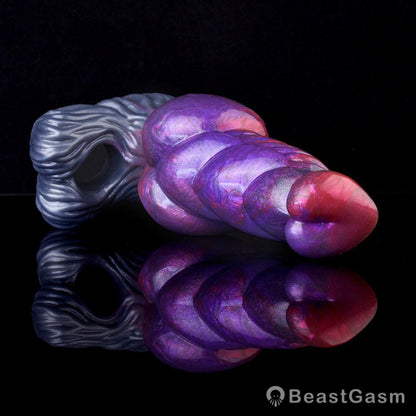 😈 Rhaebus Penis Extender Sleeve – Huge Knot Fantasy Sheath - BeastGasm
