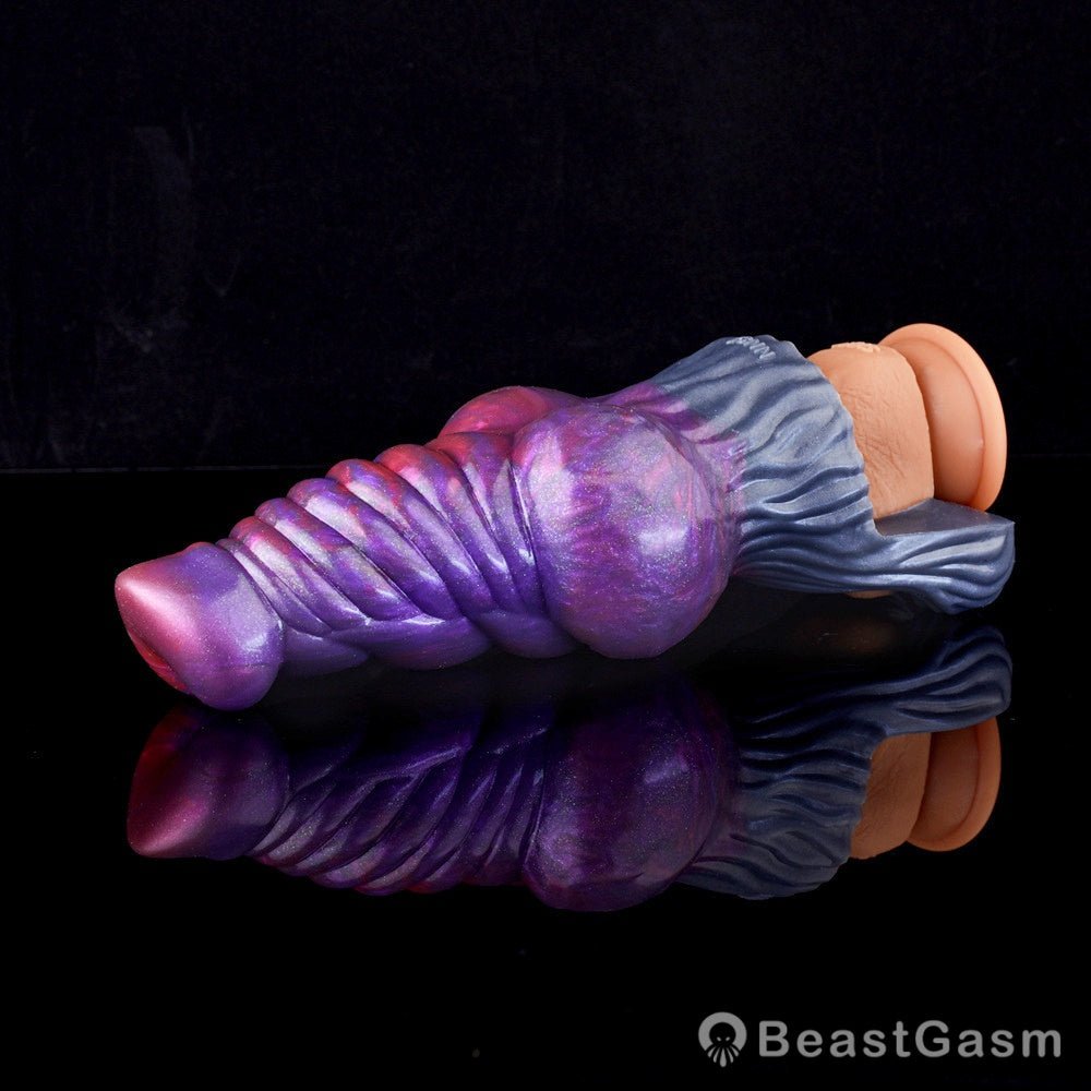 😈 Rhaebus Penis Extender Sleeve – Huge Knot Fantasy Sheath - BeastGasm