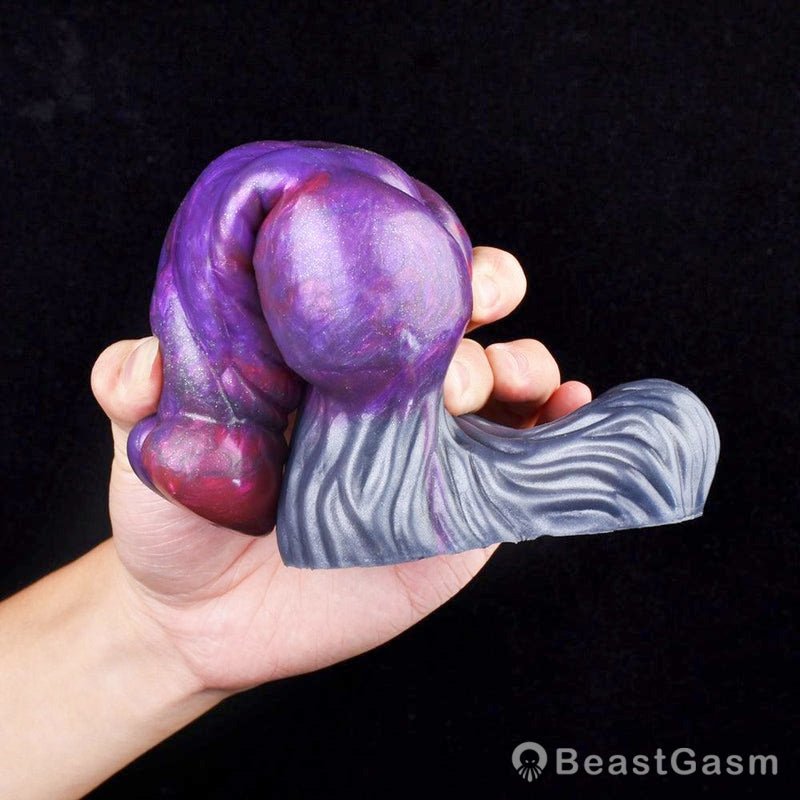 😈 Rhaebus Penis Extender Sleeve – Huge Knot Fantasy Sheath - BeastGasm