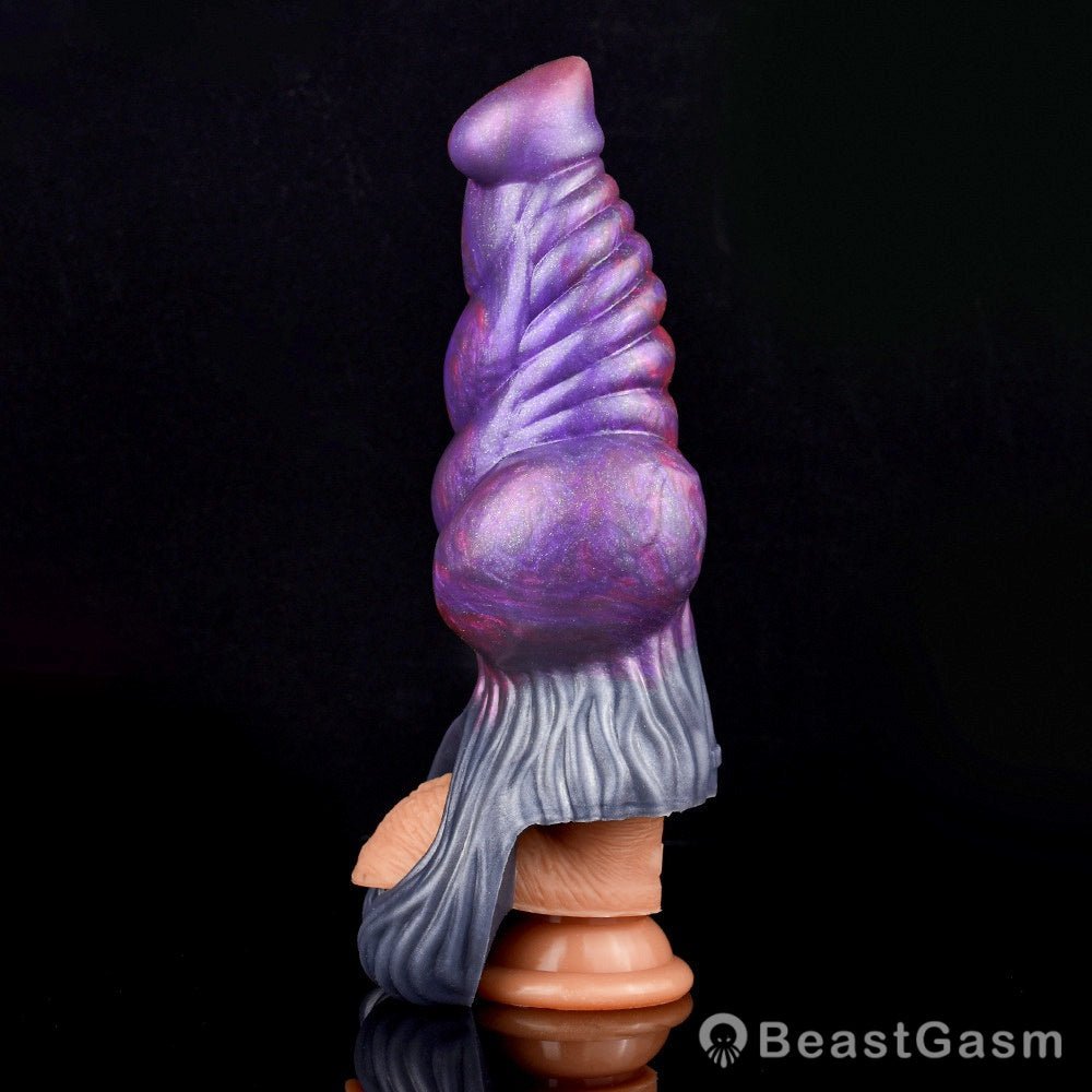😈 Rhaebus Penis Extender Sleeve – Huge Knot Fantasy Sheath - BeastGasm