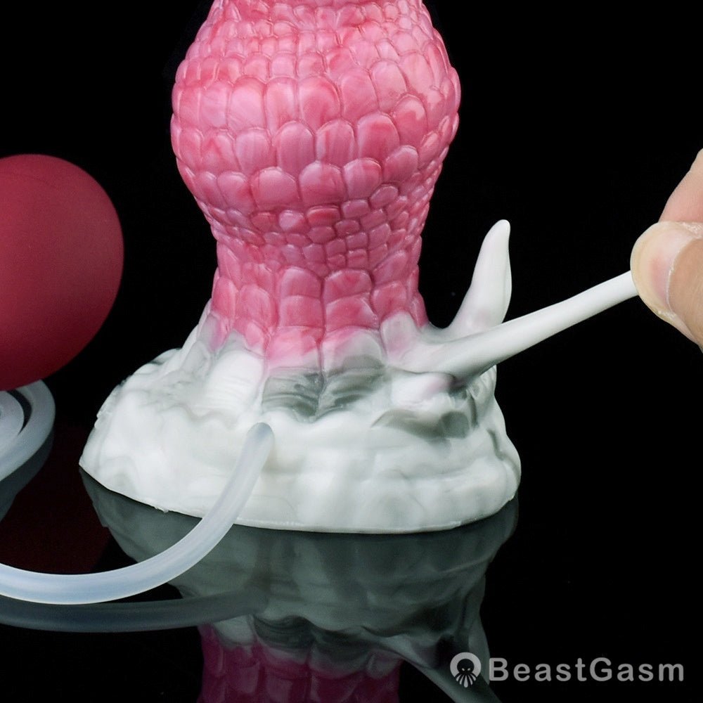 Rhaegal Squirting Dragon Dildo – 7” Silicone Fantasy Knot - BeastGasm