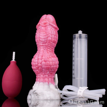 Rhaegal Squirting Dragon Dildo – 7” Silicone Fantasy Knot - BeastGasm