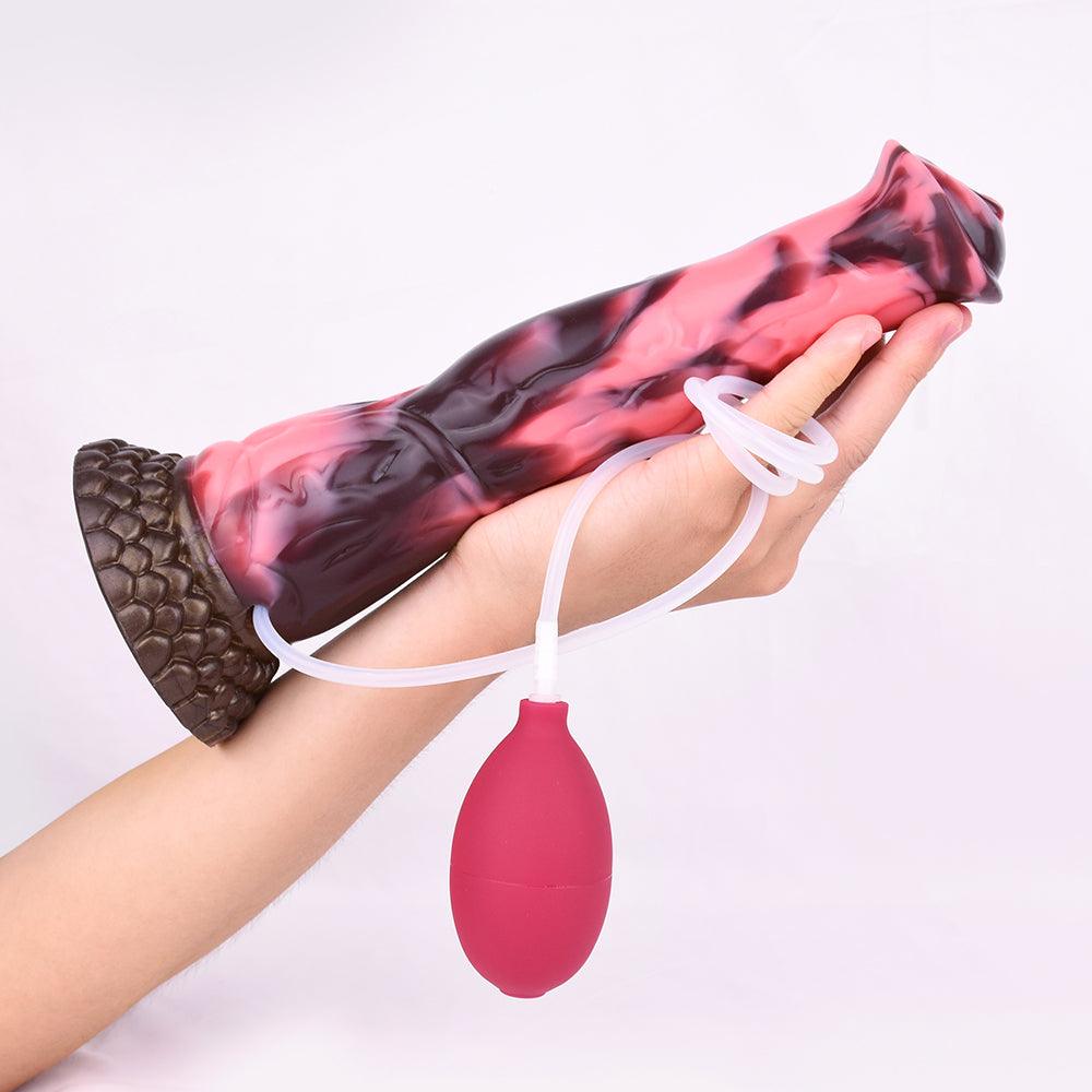 🐎 Romulus Ejaculating Horse Dildo 11” with Cumtube - BeastGasm