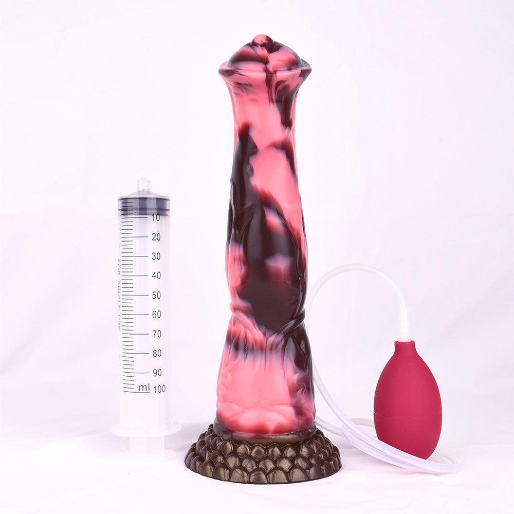 🐎 Romulus Ejaculating Horse Dildo 11” with Cumtube - BeastGasm