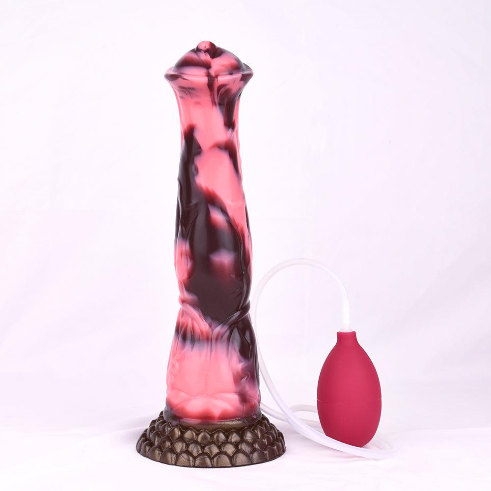 🐎 Romulus Ejaculating Horse Dildo 11” with Cumtube - BeastGasm