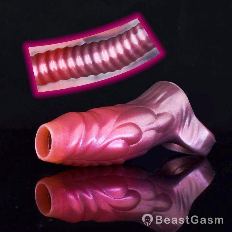 Ryuu Curved Dragon Penis Sleeve - Fantasy Cock Extender - BeastGasm