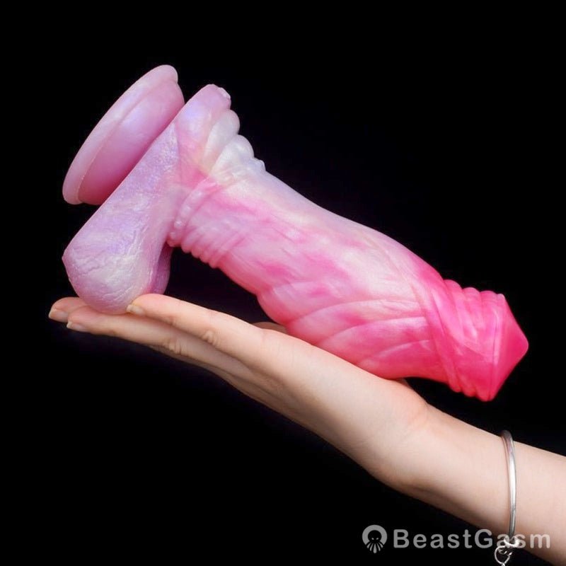 Sakura Dragon Dildo with Spiral Shaft – Fantasy G - Spot Stimulator - BeastGasm