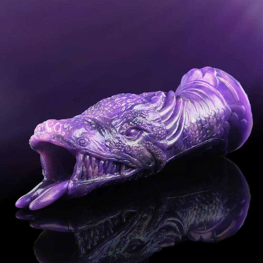Samael Dragon Penis Sleeve - Hollow Cock Extender for Enhanced Pleasure - BeastGasm