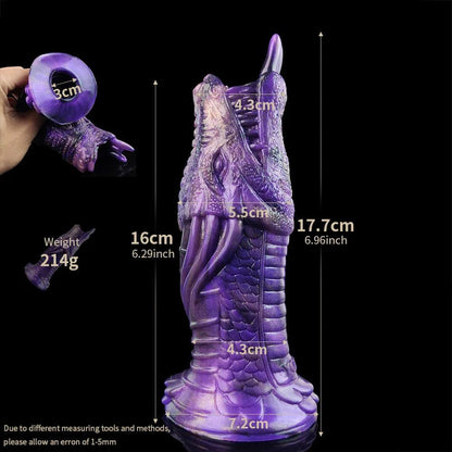 Samael Dragon Penis Sleeve - Hollow Cock Extender for Enhanced Pleasure - BeastGasm