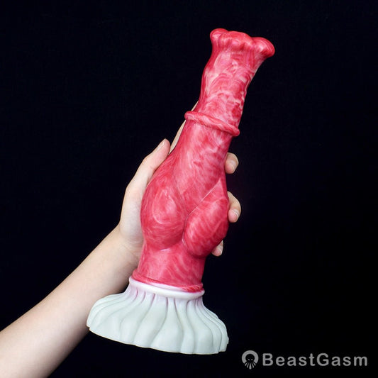 🐎 SARIKIZ 10 - Inch Pegasus Horse Dildo – Realistic Knot - BeastGasm