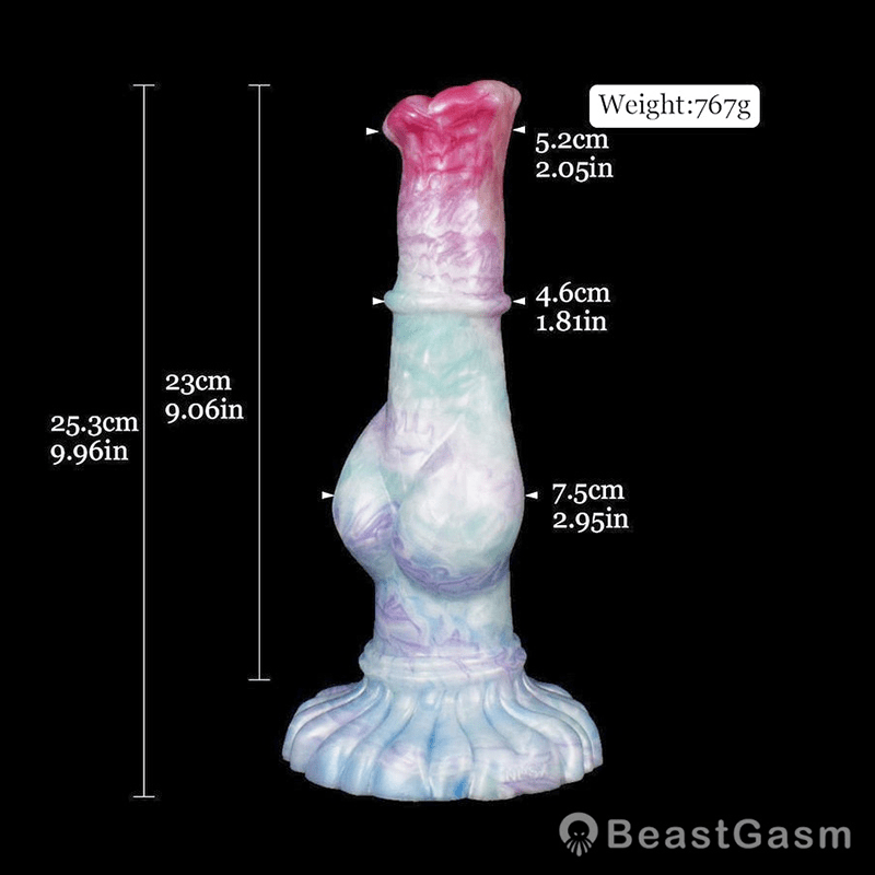 🐎 SARIKIZ 10 - Inch Pegasus Horse Dildo – Realistic Knot - BeastGasm