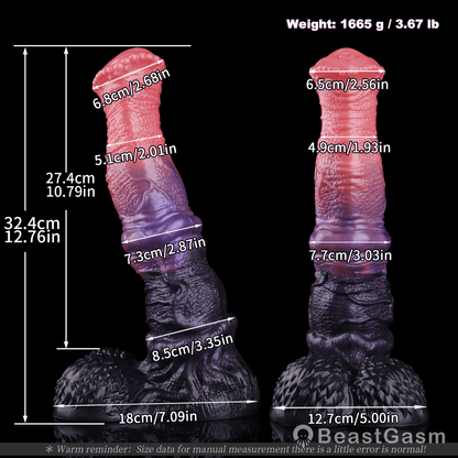 🐎 Sculpted Stallion Dual-Layer Horse Dildo | BeastGasm - BeastGasm