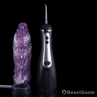 👾 Shadow Leviathan Liquid Silicone Fantasy Penis Sleeve - BeastGasm