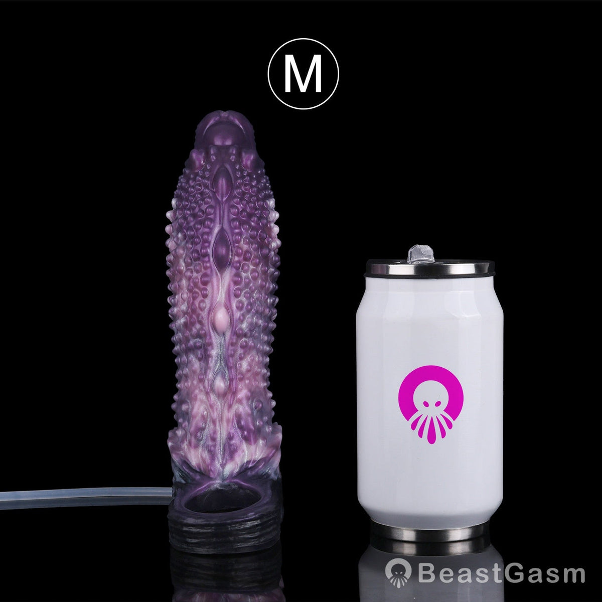 👾 Shadow Leviathan Liquid Silicone Fantasy Penis Sleeve - BeastGasm