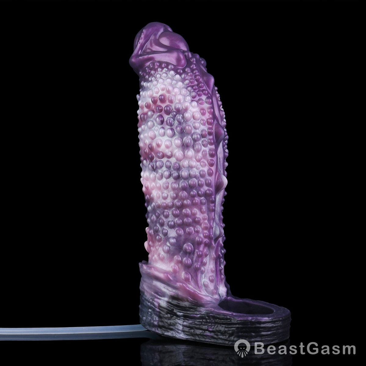👾 Shadow Leviathan Liquid Silicone Fantasy Penis Sleeve - BeastGasm