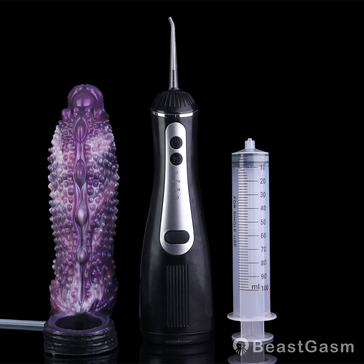 👾 Shadow Leviathan Liquid Silicone Fantasy Penis Sleeve - BeastGasm