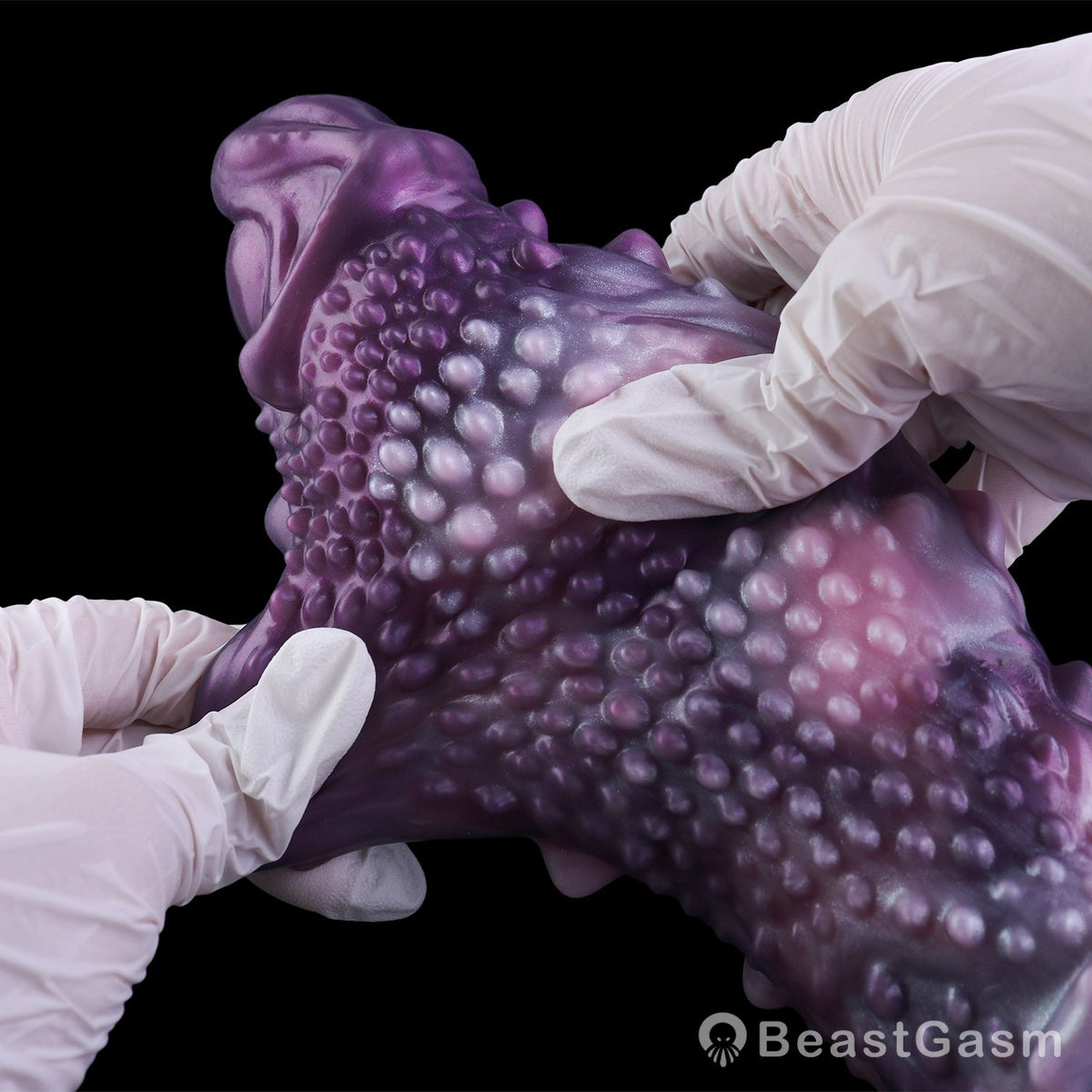 👾 Shadow Leviathan Liquid Silicone Fantasy Penis Sleeve - BeastGasm