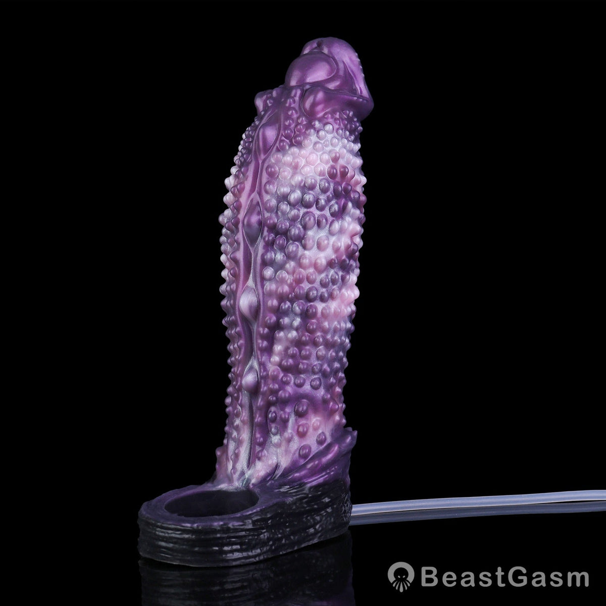 👾 Shadow Leviathan Liquid Silicone Fantasy Penis Sleeve - BeastGasm