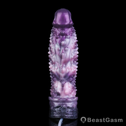 👾 Shadow Leviathan Liquid Silicone Fantasy Penis Sleeve - BeastGasm