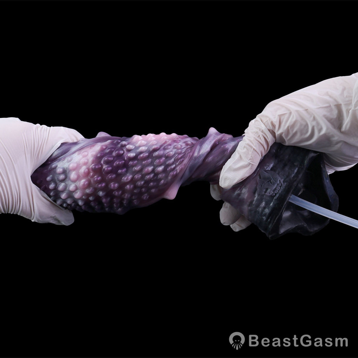 👾 Shadow Leviathan Liquid Silicone Fantasy Penis Sleeve - BeastGasm