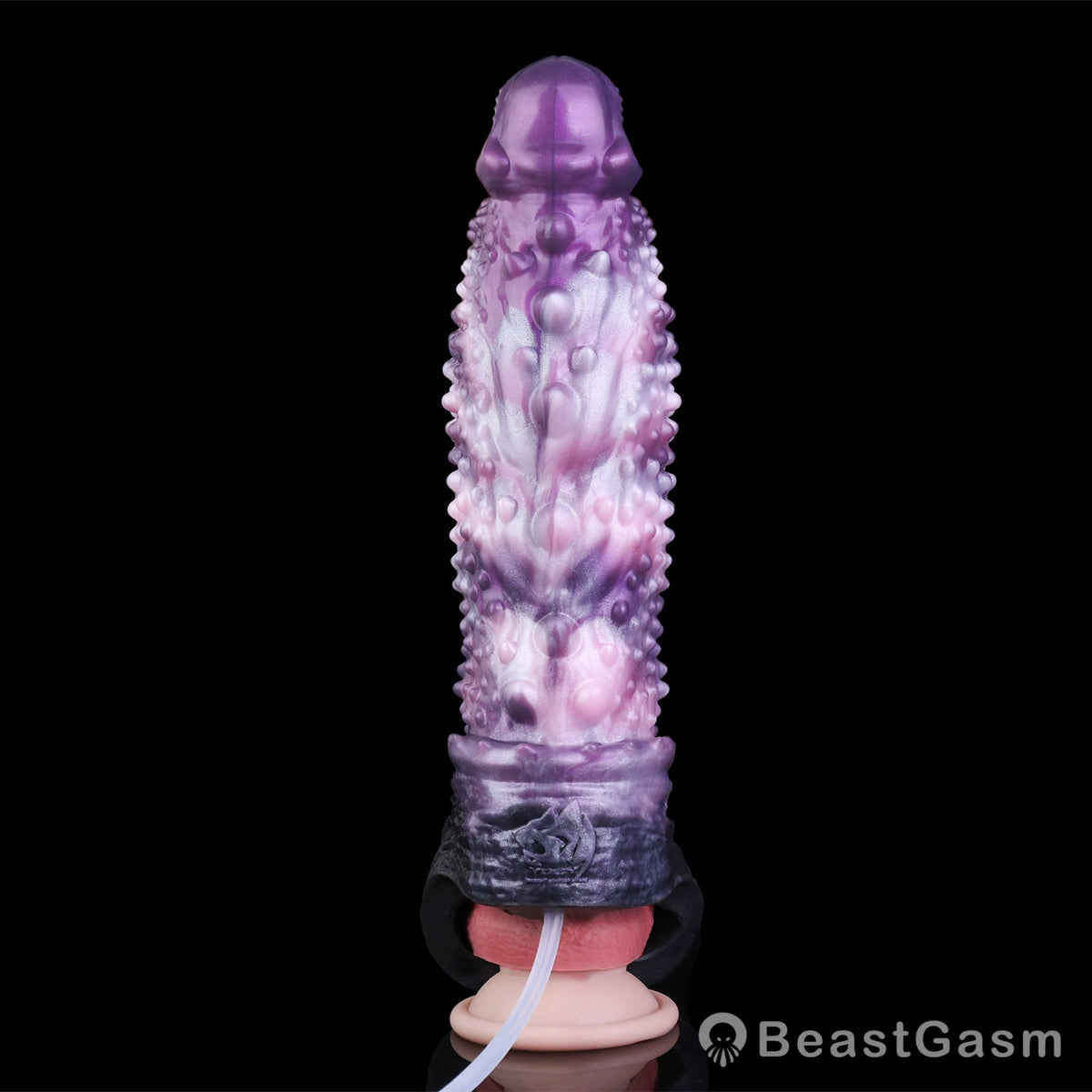 👾 Shadow Leviathan Liquid Silicone Fantasy Penis Sleeve - BeastGasm