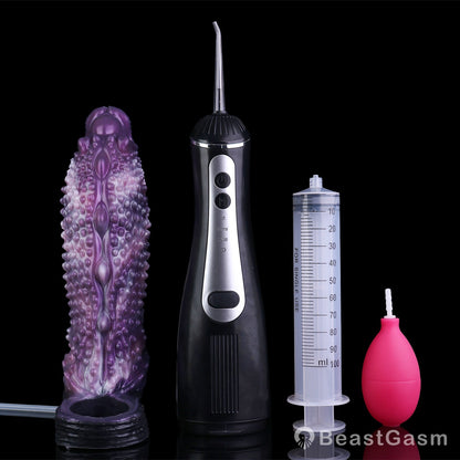 👾 Shadow Leviathan Liquid Silicone Fantasy Penis Sleeve - BeastGasm