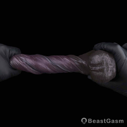 🖤 Shadow Titan Realistic Dildo | Dual-Layer Platinum Silicone - BeastGasm