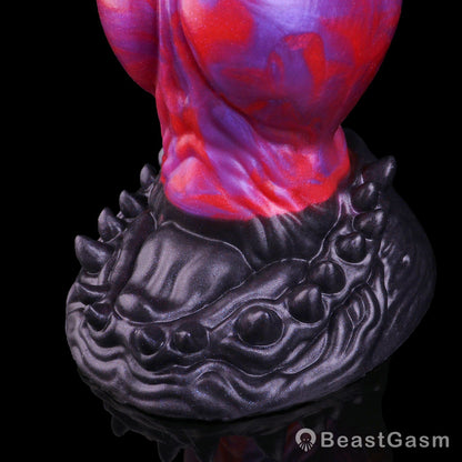 🐺 Shadow Wolf Fantasy Dog Dildo — Double S-Curve & Spines - BeastGasm